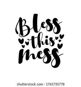 Bless this mess calligraphy with hearts.