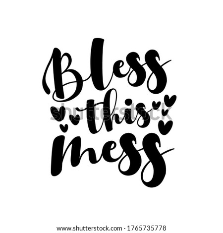 Bless this mess calligraphy with hearts.