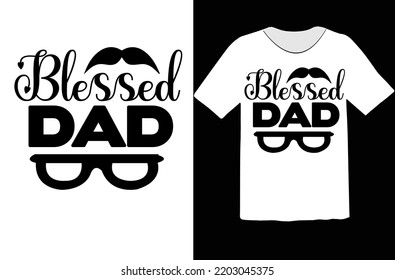 Blessed Dad svg design file
