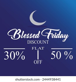 venta de viernes bendito 30 a 50% descuento piso con textura azul y blanco 