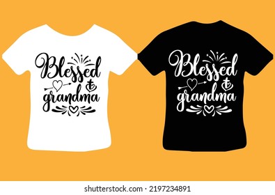 Blessed grandma svg design file