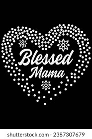 
Blessed Mama eps cut file for cutting machine