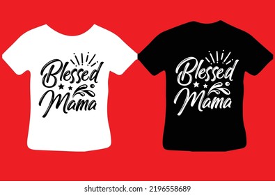 Gesegnete Mama svg Designdatei