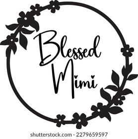 Blessed Mimi print ready file