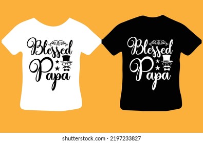 Blessed Papa svg design file