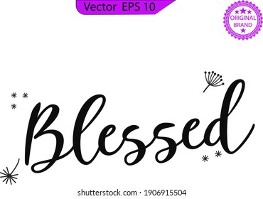 Bendita cita. Letras dibujadas a mano en el fondo transparente para superposiciones fotográficas, tarjetas de felicitación o impresión de camisetas, diseño de afiches.