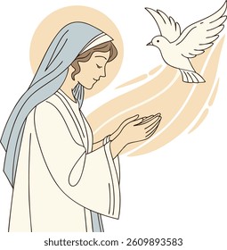 The Blessed Virgin Mary’s Annunciation and the Miraculous Conception