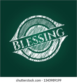 Blessing chalk emblem