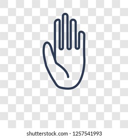 blessings icon. Trendy blessings logo concept on transparent background from United States of America collection