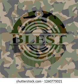 Blest camouflage emblem