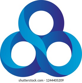 Bleutrade cryptocurrency icon vector illustration