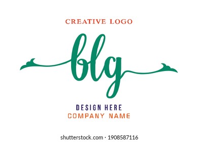 El logotipo de la inscripción BLG es sencillo, fácil de entender y autorizado