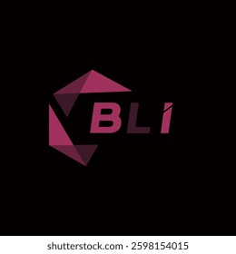 BLI creative minimalist letter logo. BLI unique vector initials alphabet letter logo design
