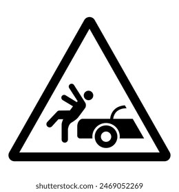 Blind Drive Symbol Sign, Vector Illustration, Isolated On White Background Label. EPS10