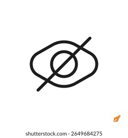 o ícone cego é projetado em um estilo visualmente atraente e facilmente reconhecível. É adequado para várias necessidades visuais, como aplicativos, apresentações, mídia digital ou outros projetos de design gráfico.