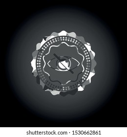 blind icon inside grey camo texture
