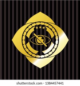 blind icon inside shiny badge