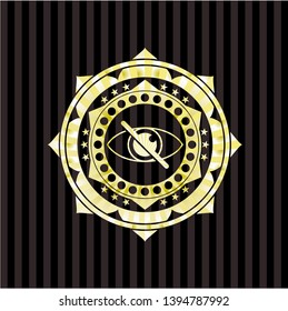 blind icon inside shiny badge