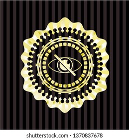 blind icon inside shiny emblem