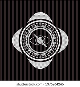 blind icon inside silver shiny emblem