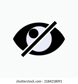 Blind Icon Unseen Symbol Vector Stock Vector (Royalty Free) 2184218091 ...