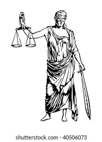 Blind Justice illustration