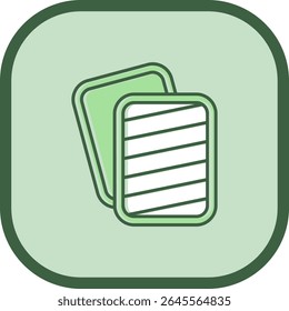 Design de ícone de vetor de linha oculta