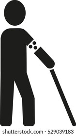 Blind man icon