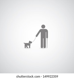 blind symbol on gray background