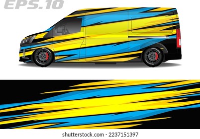 blind van vector livery racing car design