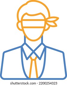 Blind vector icon. Can be used for printing, mobile and web applications.