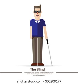 Blind vector Illustration