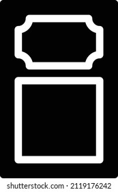blind Vector illustration on a transparent background. Premium quality symbols. Glyphs  vector icon for concept and graphic design.