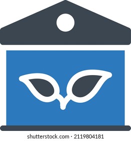 ilustración vectorial ciega en un fondo transparente. Símbolos de calidad premium. Icono vector glifos para concepto y diseño gráfico.