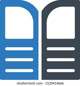 blind Vector illustration on a transparent background. Premium quality symbols. Glyphs  vector icon for concept and graphic design.