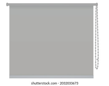 Blind window curtain. vector illustration