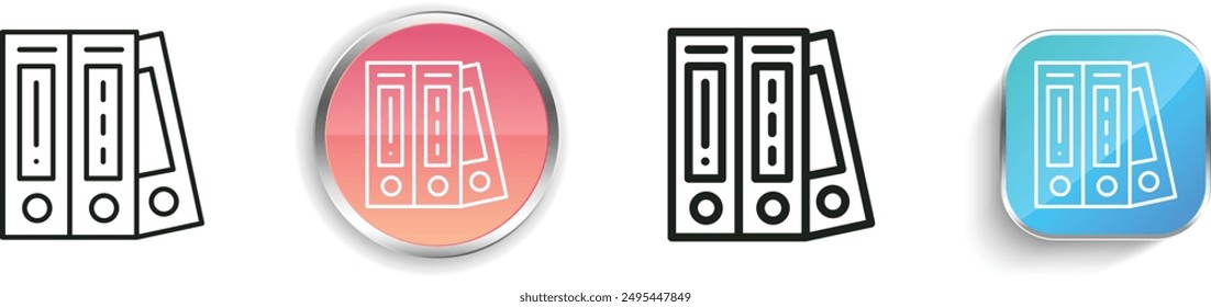 blinder icon. Thin Linear, Regular and Button Style Design Isolated On White Background