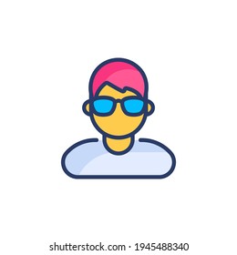 Blinder icon in vector. Logotype