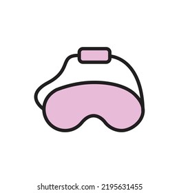 Blindfold Icon Simple Vector Illustration