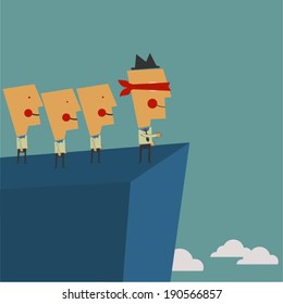 Blindfolded leadership