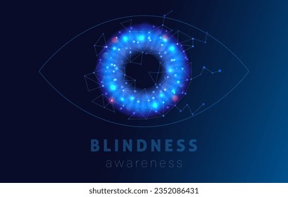 Blindness awareness background. Blindness Awareness Month design. Living without sight. Save Your Vision. Diabetic Eye Disease. Persons with Disabilities. Blinding diseases