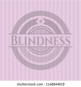 Blindness pink emblem