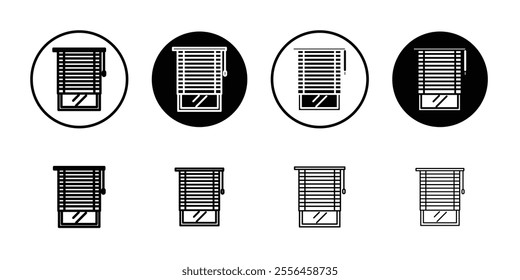 Blinds icon Art design illustration