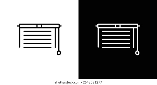 Blinds icon. Graphic Design vector icon. Ui Ux Icons