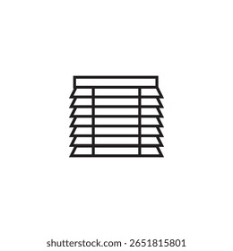 ícone de persianas ilustração elemento design