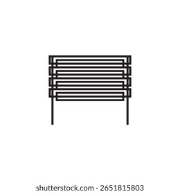 ícone de persianas ilustração elemento design