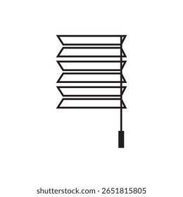 ícone de persianas ilustração elemento design