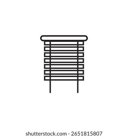 ícone de persianas ilustração elemento design