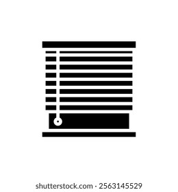 Blinds icon Isolated flat vector in outline