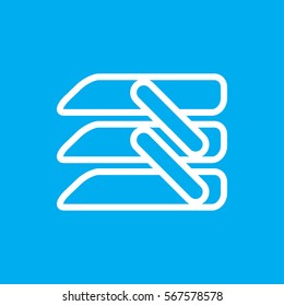 blinds icon isolated vector sign symbol